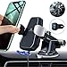 andobil Wireless Car Charger Mount [with QC 3.0 Adapter],Qi Faster Car Charger Mount Compatible iPhone 12/11/X/SE/8 Series, Samsung S21/20/10, Note20/10 Series, for Vent & Dashboard & Windshield