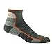 Darn Tough Vermont Men's 1/4 Merino Wool Cushion Hiking Socks, Black, Large