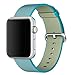 Apple Watch band, Oitom Woven Nylon Watch Band Strap (Scuba Blue, Apple Watch 42mm)