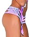 iHeartRaves Disco Party Micro Cut Out Rave Booty Shorts (Small/Medium, Cotton Kandi)