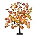 Collections Etc Lighted Tabletop Fall Maple Tree