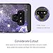 BENTOBEN Case for Galaxy Note 9, Galaxy Note 9 Case, Slim 2 in 1 Hybrid Soft TPU Bumper Hard PC Cover Heavy Duty Shockproof Purple Space Design Protective Phone Case for Girls Women, Purple