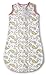 SwaddleDesigns Cotton Sleeping Sack with 2-Way Zipper, Made in USA, Premium Cotton Flannel, Pastel Pink Paisley, 6-12MO