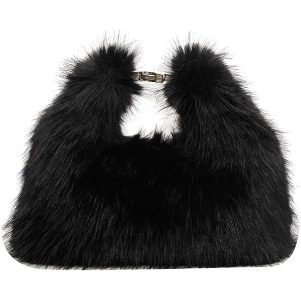【FILTH】HAIRY FUR OVERSIZED SHOULDER BAG HAIRY FUR OVERSIZED SHOULDER BAG - FILTH