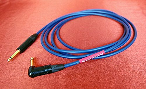 KAMINARI Electric Guitar Cable K-GC3SS 5m SS blue