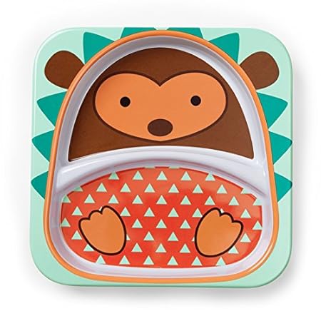 Skip Hop Zoo Divided Plate - Hedgehog (Multicolor)