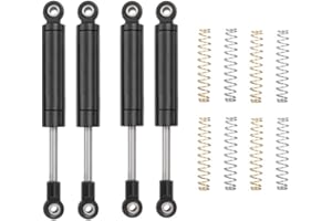 RCLions 4pcs RC Shock Absorber Damper 80mm Internal Spring for 1/10 RC Crawler Car TRX4 SCX10 D90 Upgrade Parts