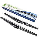 Rear Wiper Blade,ASLAM 14A Rear Windshield Wiper Blades Type-E for Original Equipment Replacement,Exact Fit(Pack of 2)