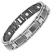 Titanium Magnetic Therapy Bracelet For Arthritis Pain Relief Gunmetal Colour Size Adjusting Tool and Gift Box Included By Willis Judd