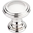 Top Knobs TK320PN Chareau Collection 1-1/4" Reeded Knob, Polished Nickel