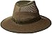 Henschel Hats Aussie Mesh Breezer - Packable Mesh Sun Hat - Crushable Hat for Men & Women Sun Protection - Ideal for Hiking, Fishing & Camping (Distressed Gold, Large)