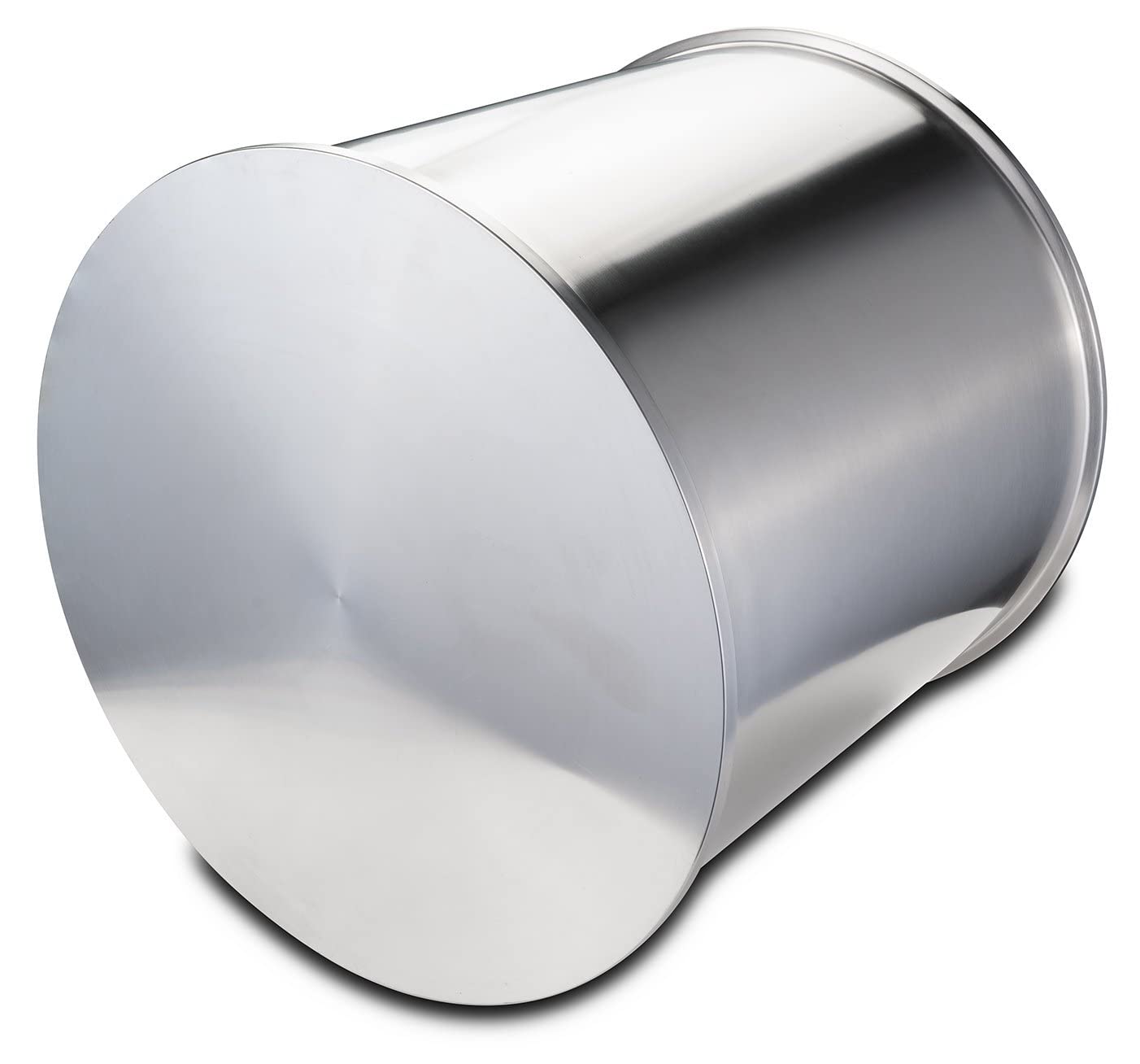 BVV Tri-Clamp Welded Bottom Base – 6" X 6" Stainless Steel, 304 3A High Polish For Extraction Systems