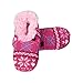 Gymboree Girls' Pink Fairisle Slippers