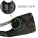 8 AM. Thai Tribal Hmong Boho Striped Ethnic Cotton Boho Sling Crossbody Bag Shoulder Bag Thai Pattern Bag Thai Top Zip Handmade Asia Bag (Stripe Black)
