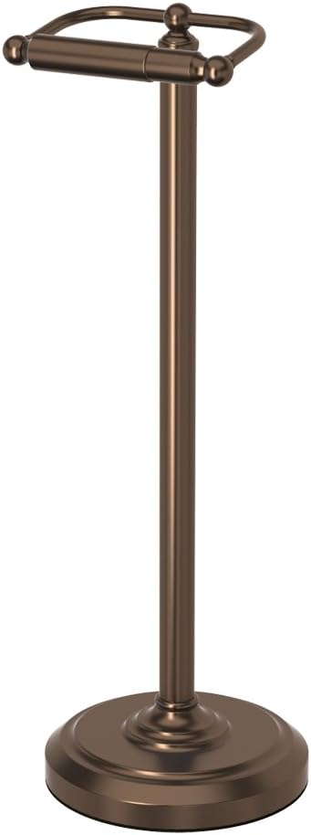 Gatco 1436MX Free Standing Freestanding Toilet Paper Holder, Matte Black - Tissue Holders - 