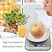 Prefer Green Digital Kitchen Scale Multifunction Food Scale, Stainless Steel, Silver, 11lb/5kg (Batteries Included)
