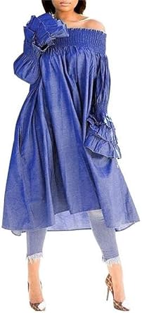 amazon plus size denim dresses