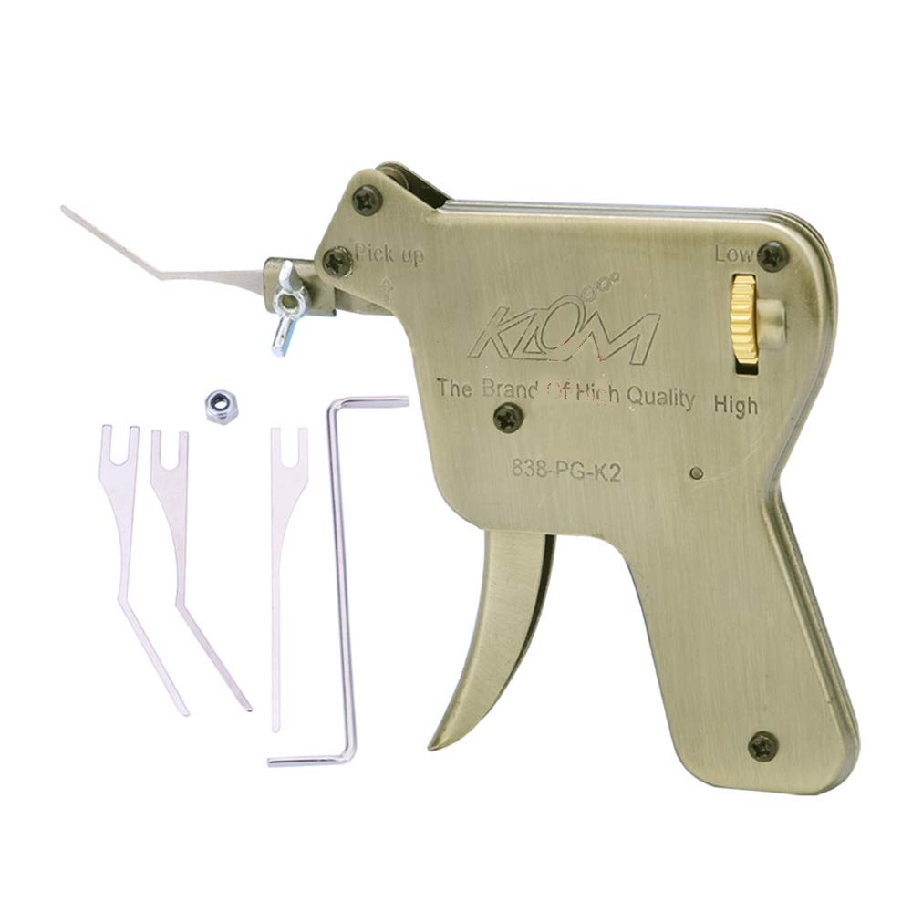 Loboo Idea Lock Pick Gun Locksmith Tool , Locksmiths Lock Pick Set Lockpicking Gun, Extractor Tool for Beginner and Pro Locksmiths (UP)