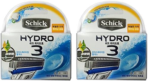 Schick HYDRO 3 Razor Blade Refill Cartridges for MEN