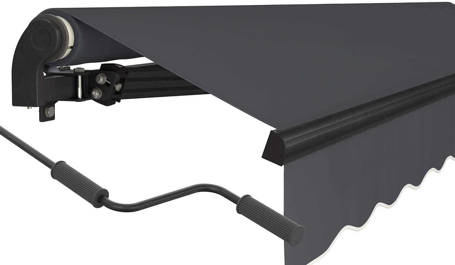 empasa manuelle Gelenkarmmarkise Markise 'Start' Sonnenmarkise Sonnenschutz viele Farben und Größen wählbar Alu/Polyester