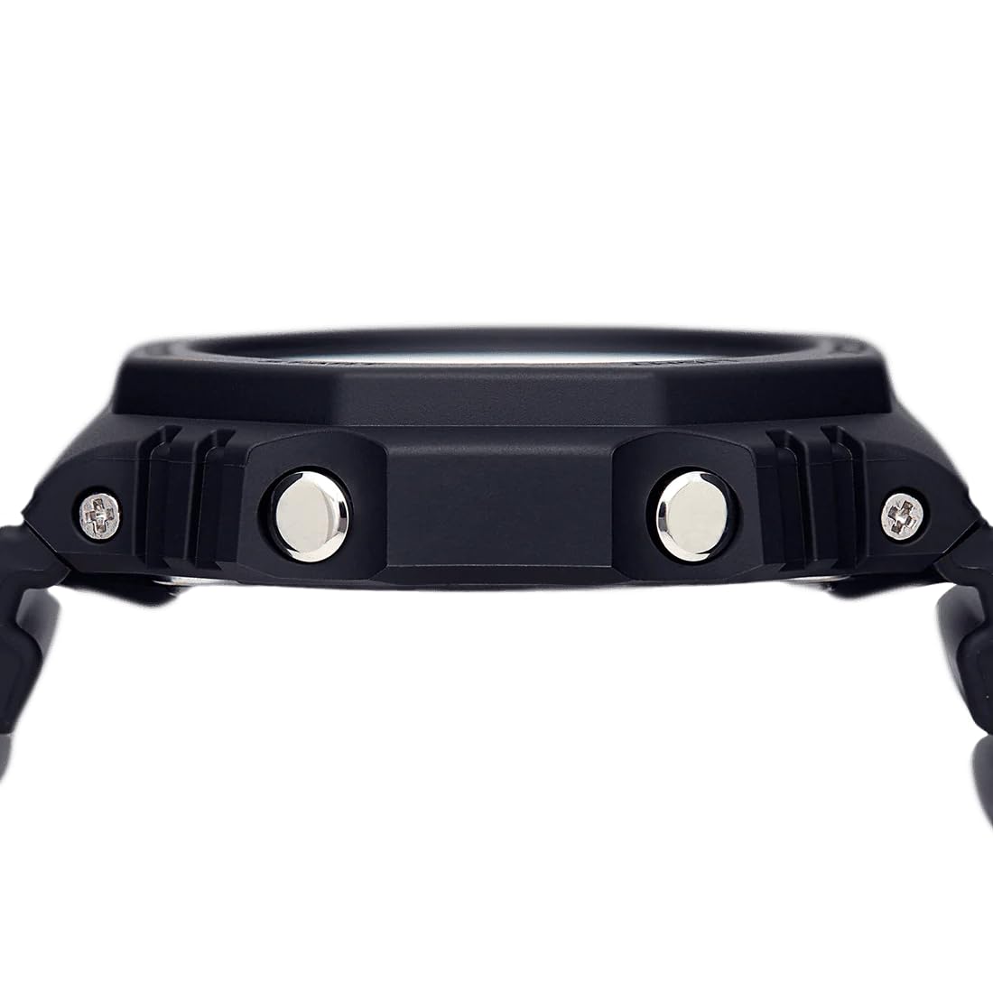 Casio Men GA-2100-1AER G-Shock Carbon Core Octagon Series Watch -Black, Black, Strap.