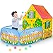 Kids Tent Outdoor,Pop Up Tent for Kids 3-5, Toddler Tents Indoor with Ball Pit