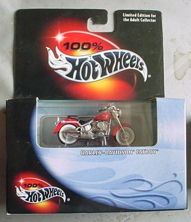 Hot Wheels 100 Harley Davidson Fatboy Motorcycle