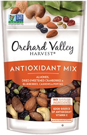 Orchard Valley Harvest Snack Packs -Antioxidant Mix Multi Pack, Non-GMO Project Verified, No Artificial Ingredients, 15 ounces (15 Individual Packs)