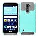 LG Tribute 5 Case,LG K7 Case, EC™Premium Extra Slim Shockproof Case, Hybrid Dual Layer [TPU + Soft Silicone] Protective Case Cover for LG Tribute 5 / LG K7 (Turquoise+Grey)