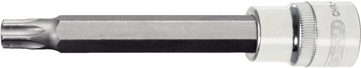KS Tools 918.4012 3/8" CHROMEplus Bit socket TX, long, T25