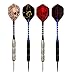 Agirlgle 12 Pack Steel Tip Darts Set 22 Grams with Nonslip Iron Barrel， Aluminum Dart Shafts ， and 4 Style Flights + Darts Sharpener +a Beautiful Gift Box