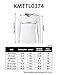 H2H Mens V-Neck Long Sleeve Light Weight T-Shirts - Slim Fit Basic CHARCOAL US L/Asia XL (KMTTL0374)