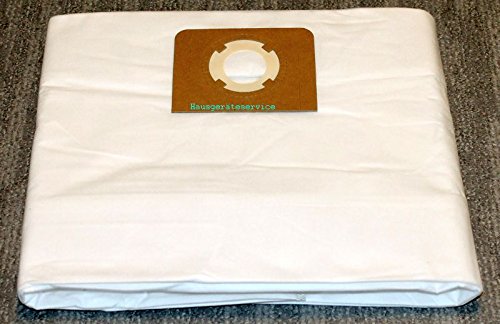 10 Bolsas De Aspiradora MisterVac Para FLEX VCE 45 LAC Prof - Vellón De 5 Capas, Compatible Con Aspiración En Seco De Polvo Clase L Y M