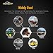Partsam 8X 3/4 inch Mount Amber Clearance LED Bullet light Lamp Truck Trailer Round Side Marker Lights Lamps