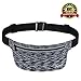 Running Belt Zipper Pockets Water Resistant Reflective for Running Climbing Cycling Hiking Fitness Waist Pack for iPhone iPod Samsung Note Phone Holder Fanny Packs for Women Men Runners Accessories