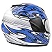 Typhoon Youth Full Face Motorcycle Helmet Kids DOT Street - Blue (Small)