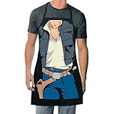 ICUP Star Wars - Han Solo Be The Character Adult Size 100% Cotton Adjustable Black Apron