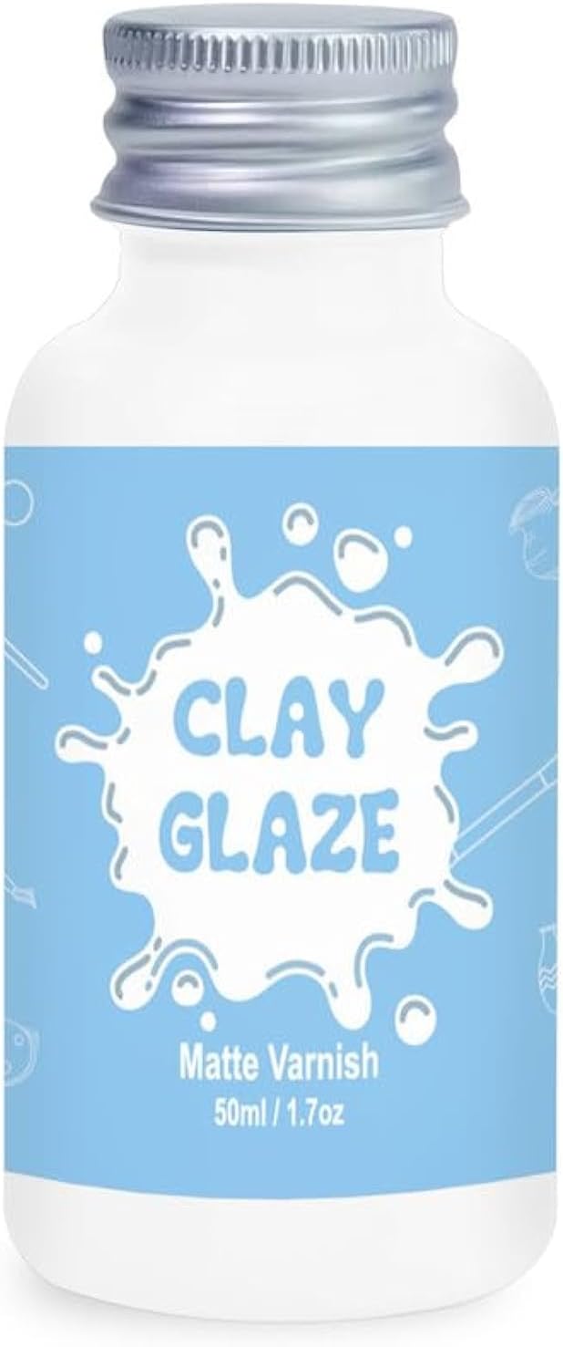 EIGTWEN 50ml Matte Air Dry Clay Varnish - Protects & Finishes Airdry Clay