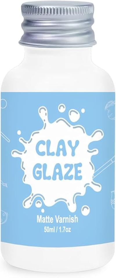 EIGTWEN 50ml Matte Air Dry Clay Varnish - Protects & Finishes Airdry Clay