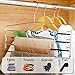 FH Swing Arms Pants Hangers Towel Hangers Multi Layers Metal Pant Slack Hangers, Organizer for Pants Jeans Scarf Hanging, 3 Packs