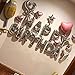 LAttLiv Happy Birthday Balloons 25 pcs Happy Birthday Letter Balloons Champagne Bottle Balloons Wine Glass Balloons Heart Shaped Star Shaped Balloons Mylar Balloons for Birthday Party - Multi Color