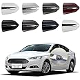 Goholy Car Exterior Door Handle Key Hole Trim Cover CapCompatible with Ford Fusion 2013 2014 2015 2016 2017 2018 2019 2020 DS7Z 54218A15-DC Door Handle Accessories Lock Cap Black with Electroplating