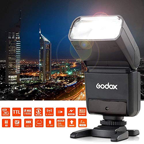 Godox TT350F TTL Flash Speedlite pour Fuji FUJIFILM 2,4G HSS 1/8000s GN36 Compatible pour Fuji X-Pro2 X-T20 X-T2 X-Tl X-Prol X-T10 X-El X-A3 X100F X100T etc - Image 2