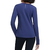 baleaf Women's Thermal Tops Long Sleeve Fleece Running Shirts Thumbhole Cold Weather Winter Gear Workout Base Layer