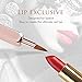 DUcare Retractable Lip Brush Travel Portable Vanity Lipstick Gloss Makeup Brush Tool(Gold)
