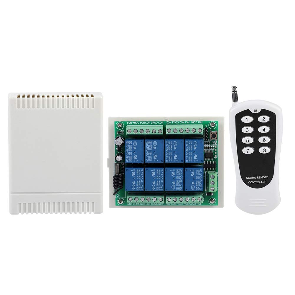 8 Channel DC 12V Relay Module Board for Relay with Remote Control