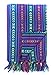 Del Mex Mexican Rebozo Shawl Blanket Doula (X-large (9 ft x 5 ft), Blue)