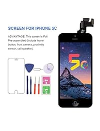 Repuesto de visualización iPhone 5S Con Botón de Inicio