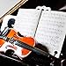 AMOCHY 3 Pieces Metal Music Book Clips Page Holder Sheet Music Page Holders for Pianos Musicians Sheet Music Stands Cookbook Reading (Silvery)