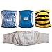 JoyDaog Reusable Belly Bands for Dogs,3 Pack Male Dog Diapers Male Washable Puppy Wrap L